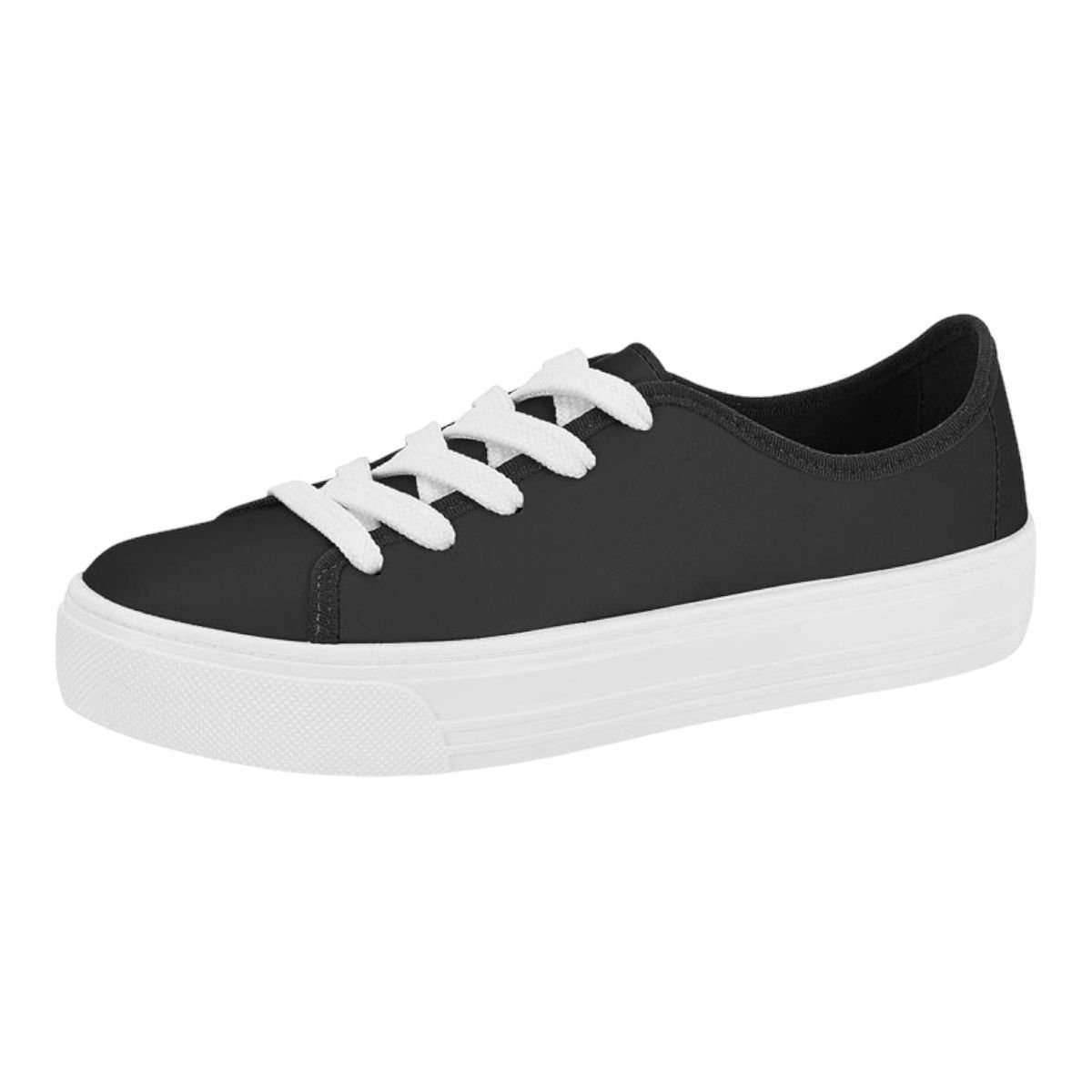 Tênis Beira Rio Casual Flatform - Feminino Preto 2