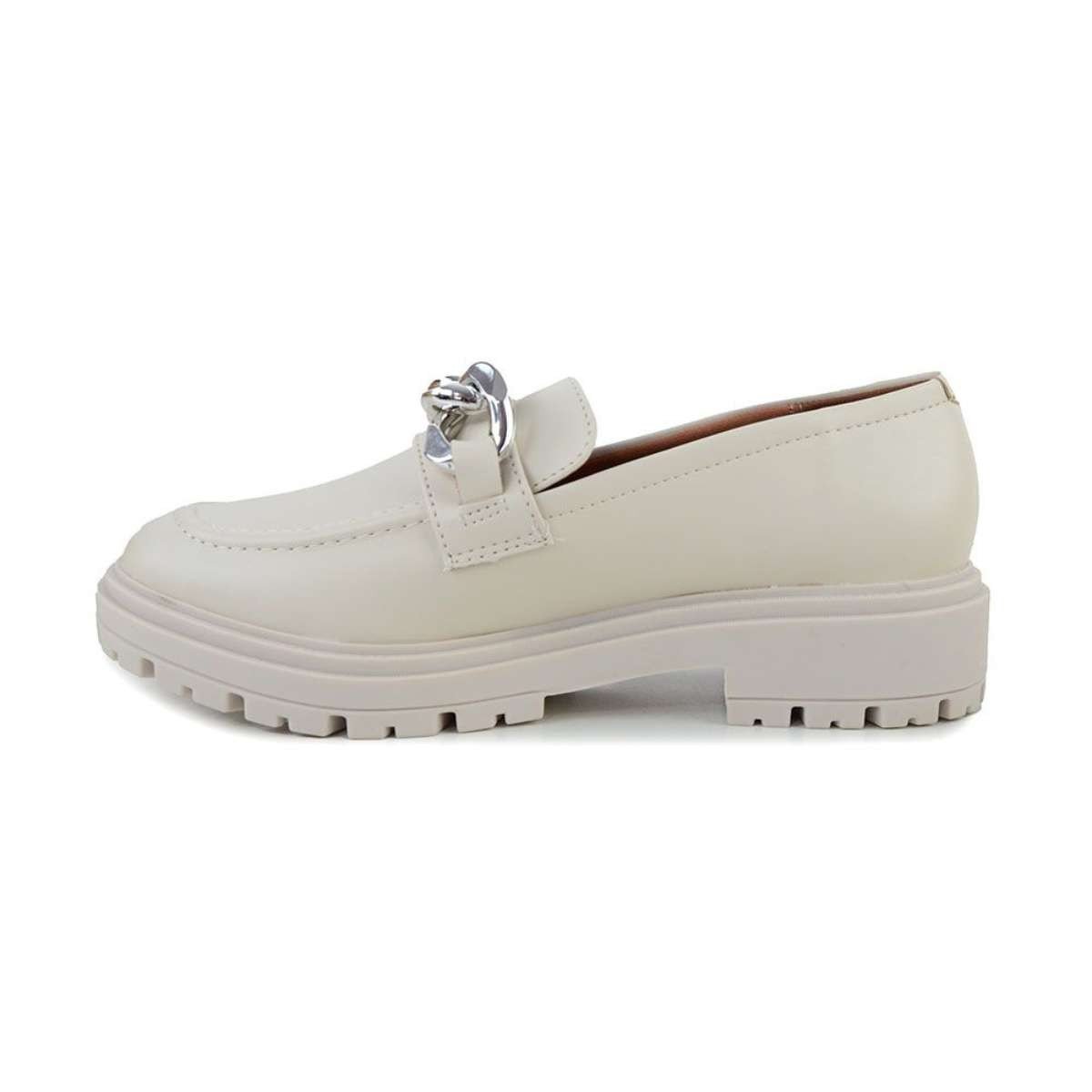 Sapato Vizzano Mocassim Napa Berlim - Feminino Branco 3