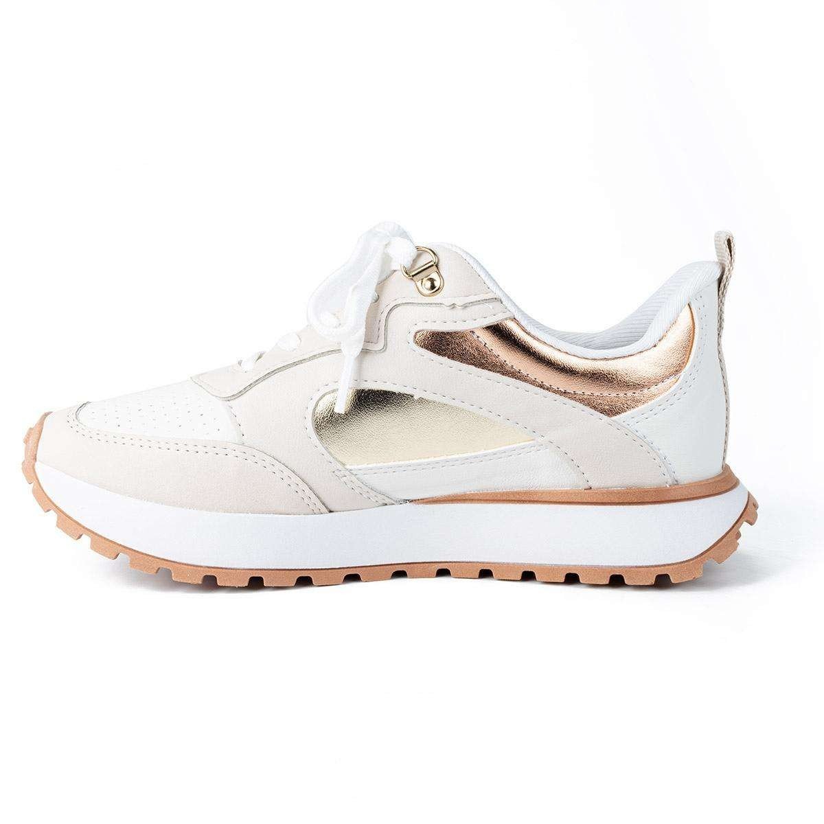 Tênis Dakota Jogging Feminino Bege 3