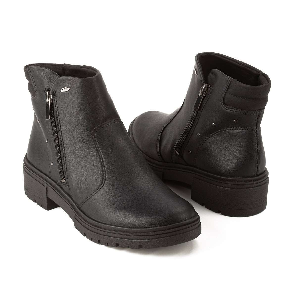 Bota Dakota Cano Baixo - Feminina Preto 6