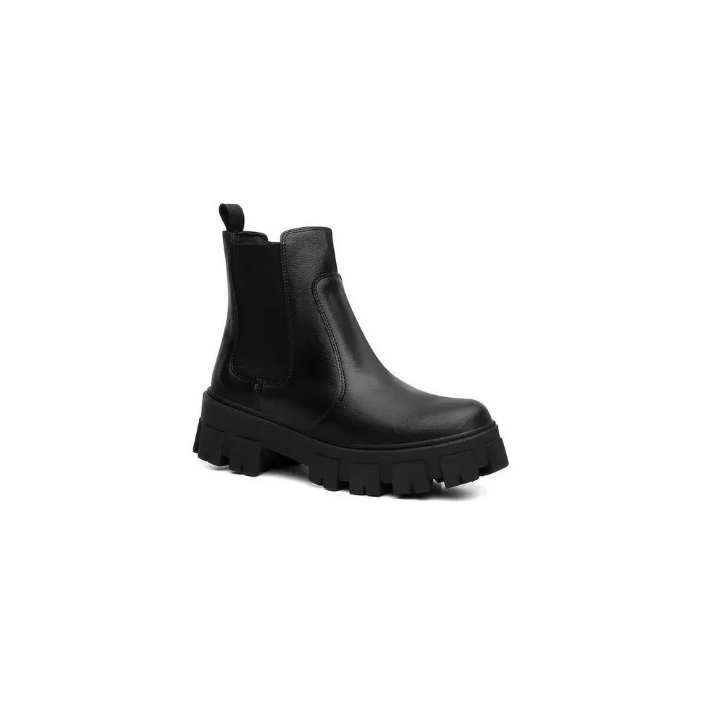 Coturno Chapadeiros Bota Feminino Preto 1