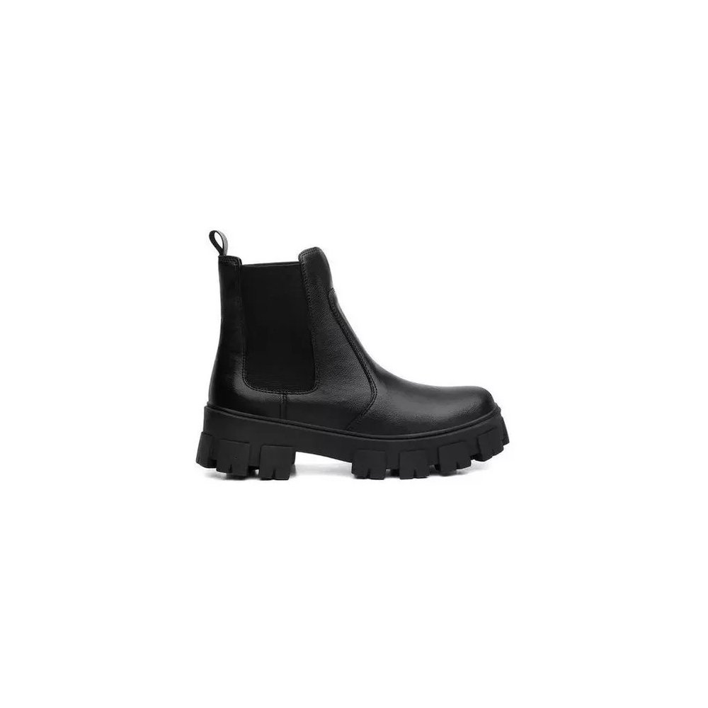 Coturno Chapadeiros Bota Feminino Preto 3