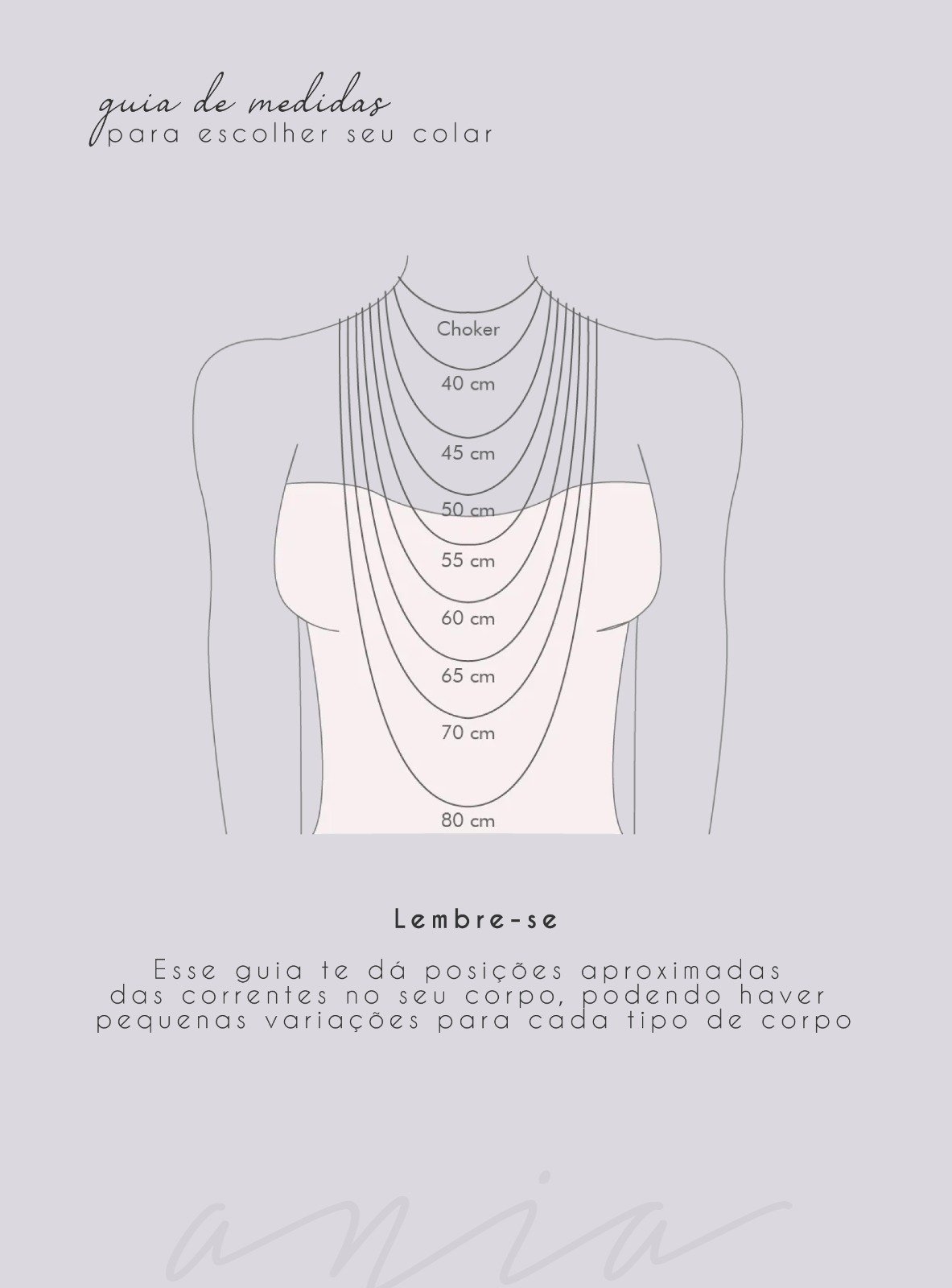 Colar Choker Corda Semijoia Banhado a Ouro 18K Ania Store Dourado 6