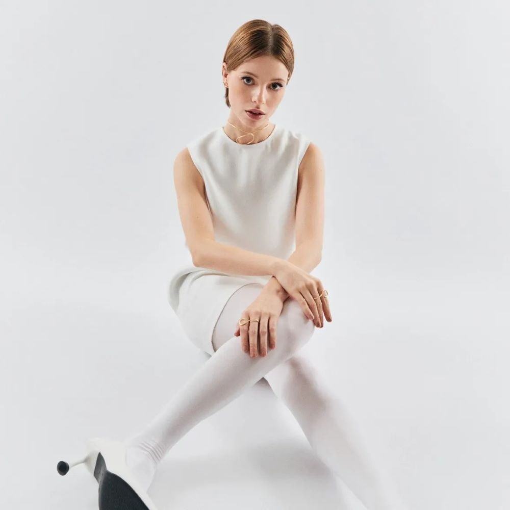 Colar Gargantilha Aro Curvo Semijoia Banhada a Ouro 18K Ania Store Dourado 4