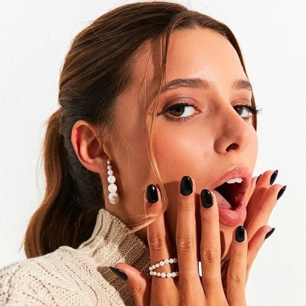 Anel Duas Voltas com Mini Pérolas Shell Semijoia Banhada a Ouro 18K Ania Store Dourado 2