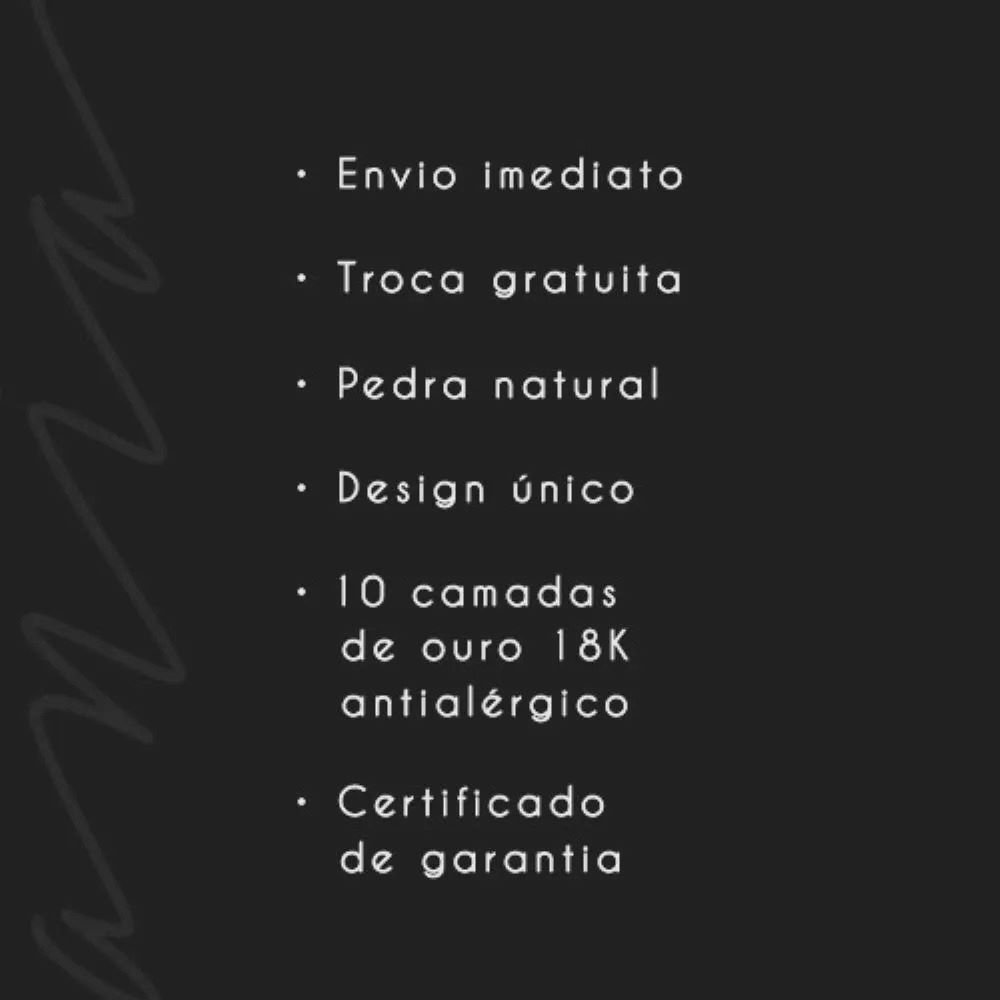 Colar Longo Pingente Nós Banhada a Ouro 18K Semijoia Ania Store Dourado 3