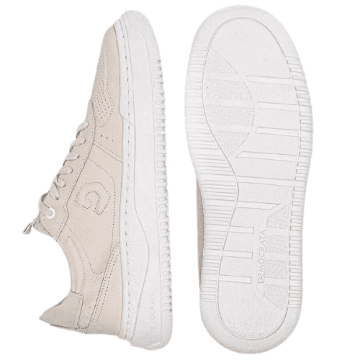 Sapatênis Democrata Denim Block Creme 4921 Bege