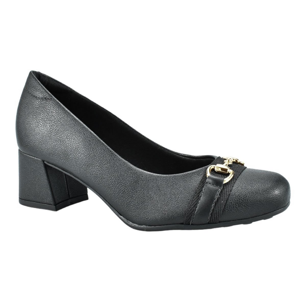 Sapato Modare Salto Médio Feminino Conforto 7373110 Preto