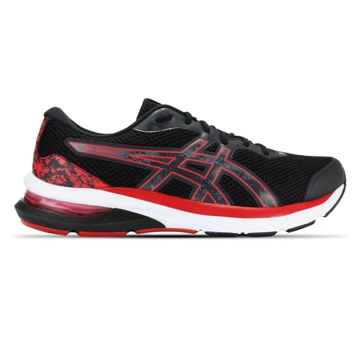 Tênis Asics Gel-Nagoya 5 Esportivo Masculino Preto Vermelho Preto 1