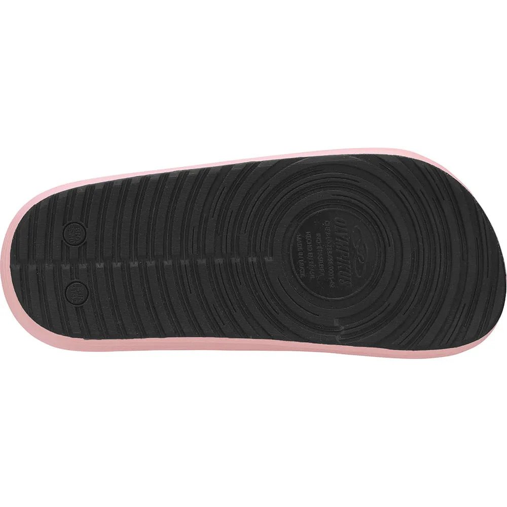 Chinelo Olympikus Sereno Feminino Rosa Organza Conforto Rosa 4