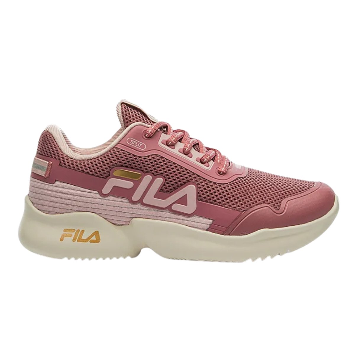 Tênis Fila Split Esportivo Infantil Rose Rosa 1