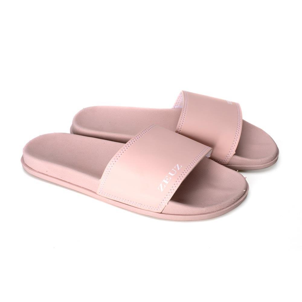 Chinelo Zeus Slide Feminino Rosa 1