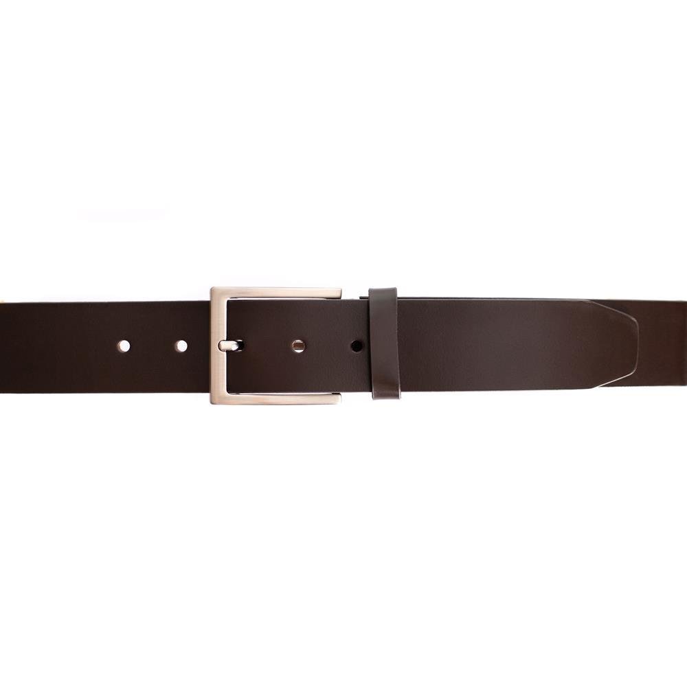 Cinto Social Couro Masculino Fivela Moderno Elegante Dia Dia Marrom 2