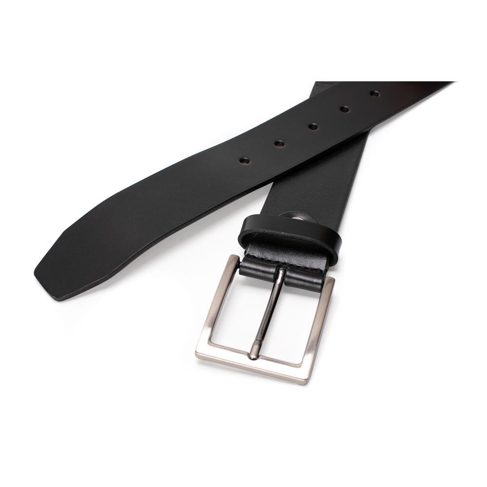 Cinto Social Couro Masculino Fivela Moderno Elegante Dia Dia Preto 3