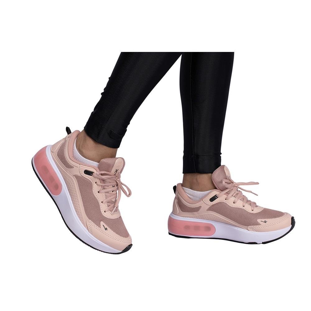 Tênis Flatform Feminino Amortecimento Leve Conforto Rosa 3