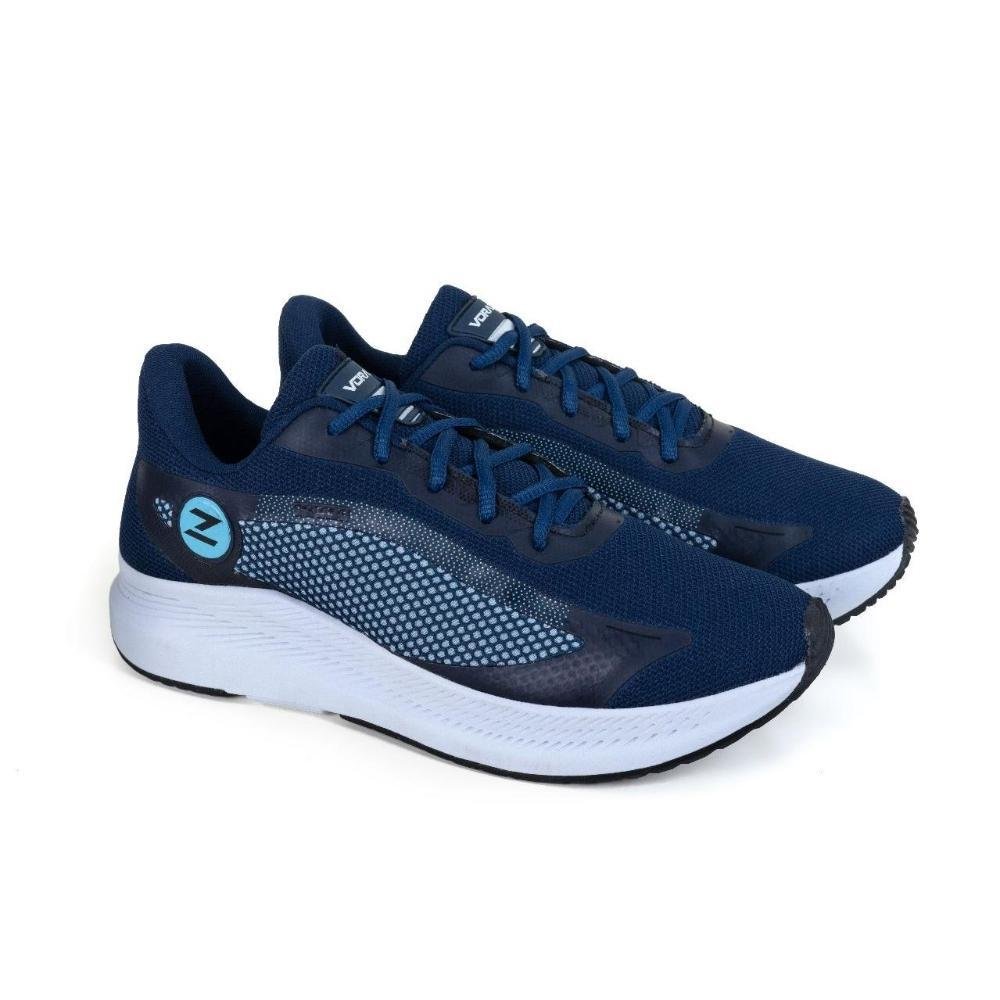 Tênis Vorax Esporte Cadarço Caminhada Kit 2 Feminino Azul 2