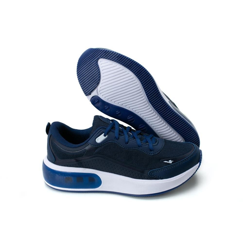 Tênis Masculino Feminino Esporte Cadarço Conforto Kit 2 Azul 7