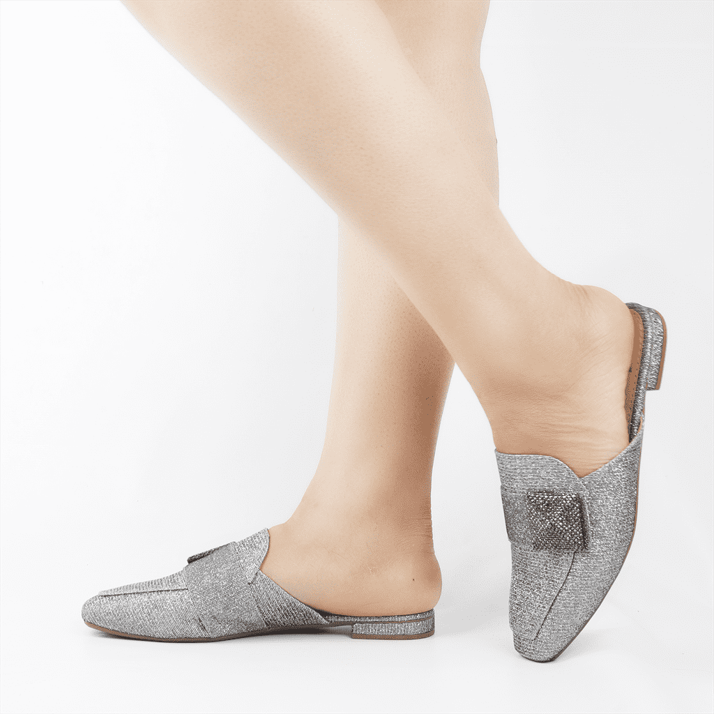 Mule Metalizado Pewter 1