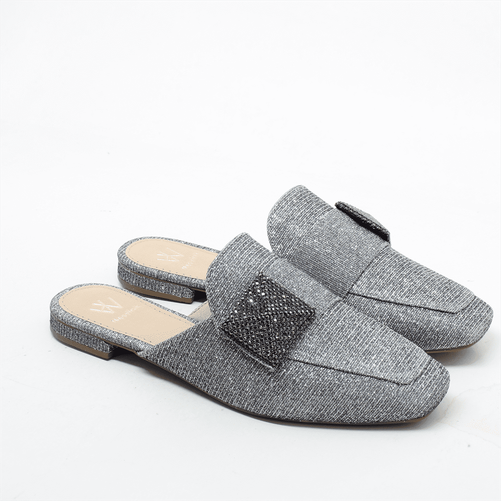 Mule Metalizado Pewter 2