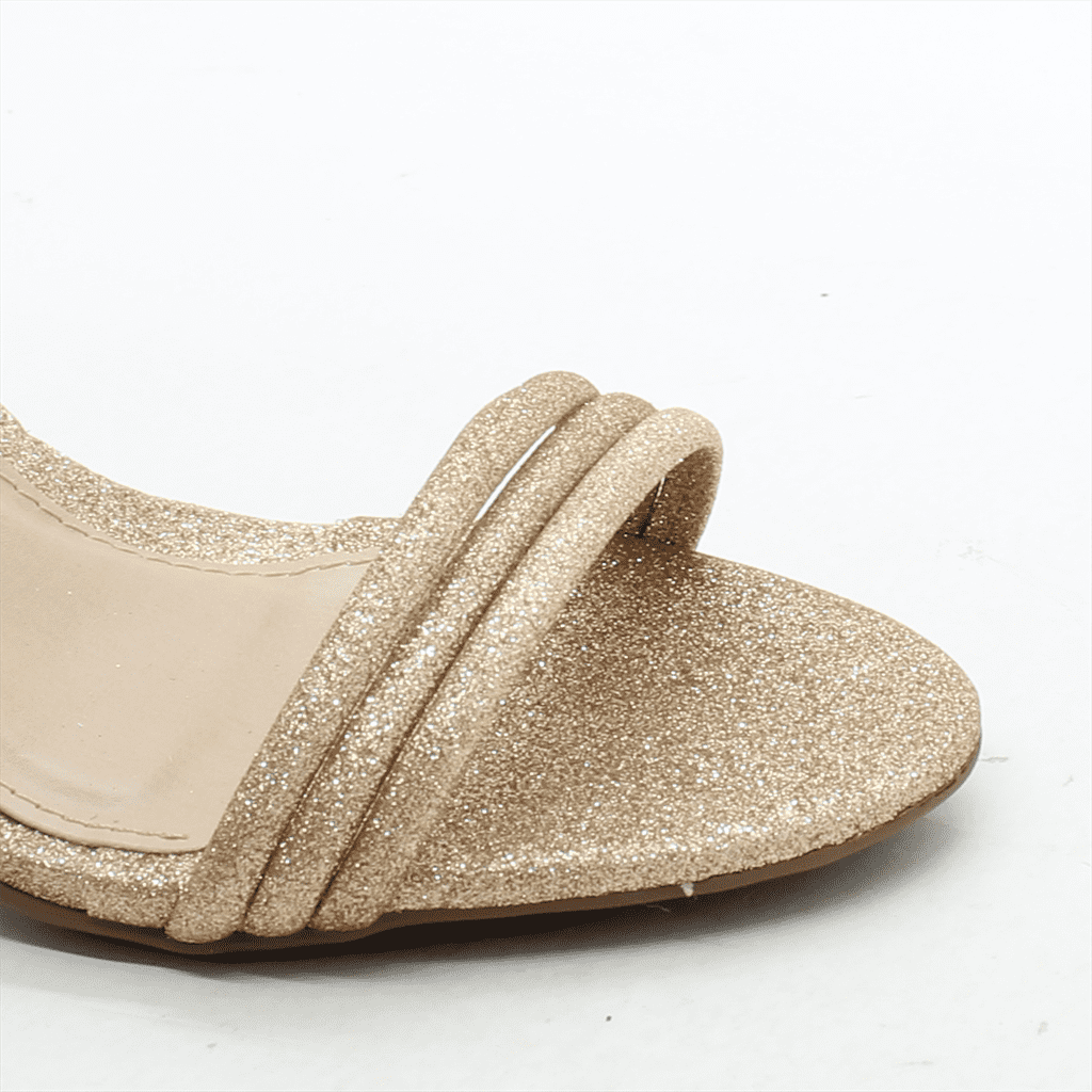 Sandália Salto Bloco Glam Cobre 4