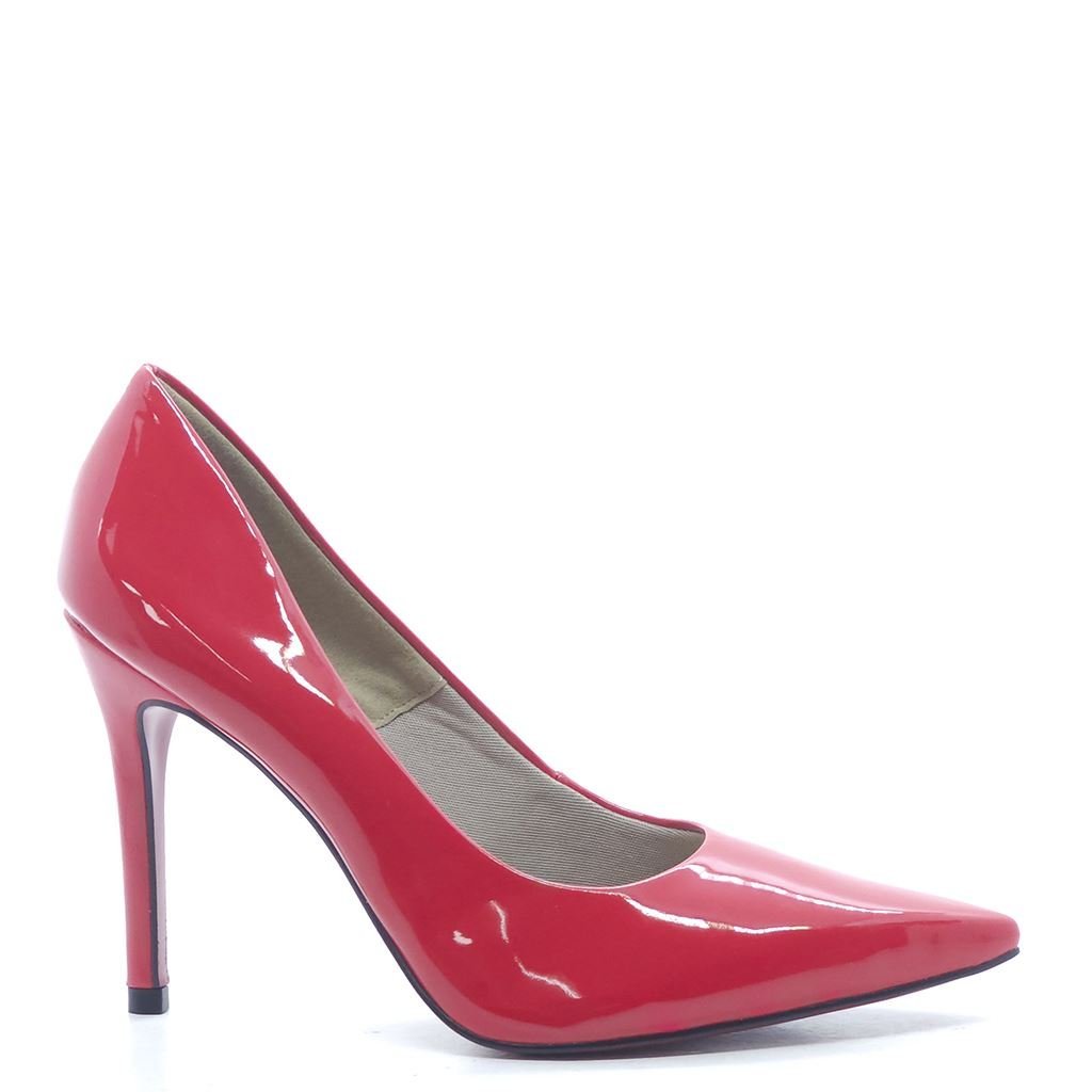 Scarpin Salto Fino Verniz Classic Ferrari 2