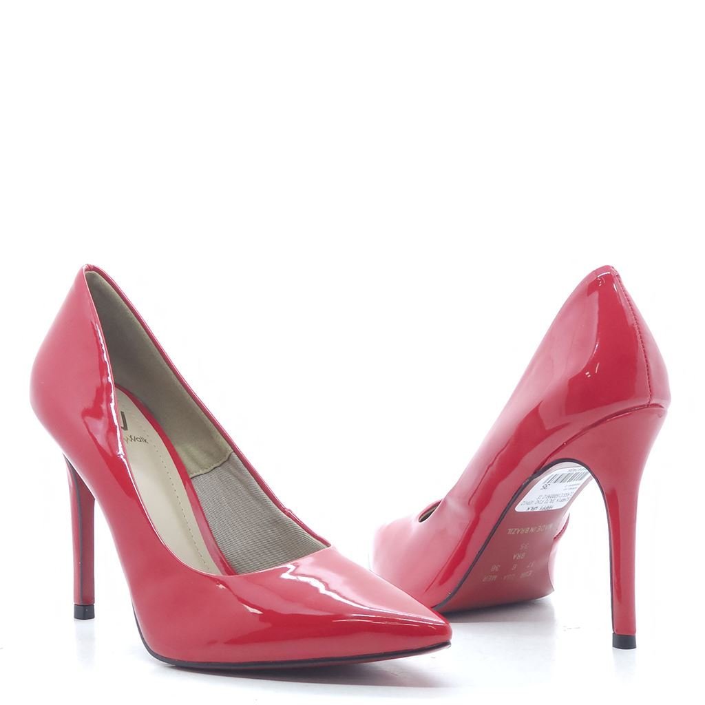Scarpin Salto Fino Verniz Classic Ferrari 3