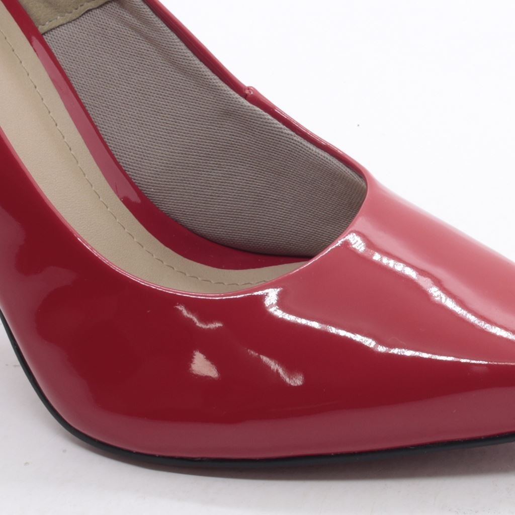 Scarpin Salto Fino Verniz Classic Ferrari 4