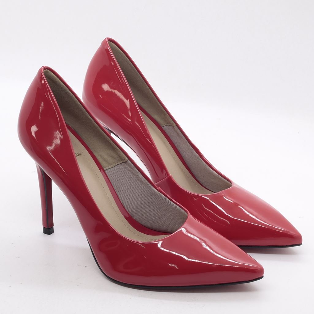 Scarpin Salto Fino Verniz Classic Ferrari 5
