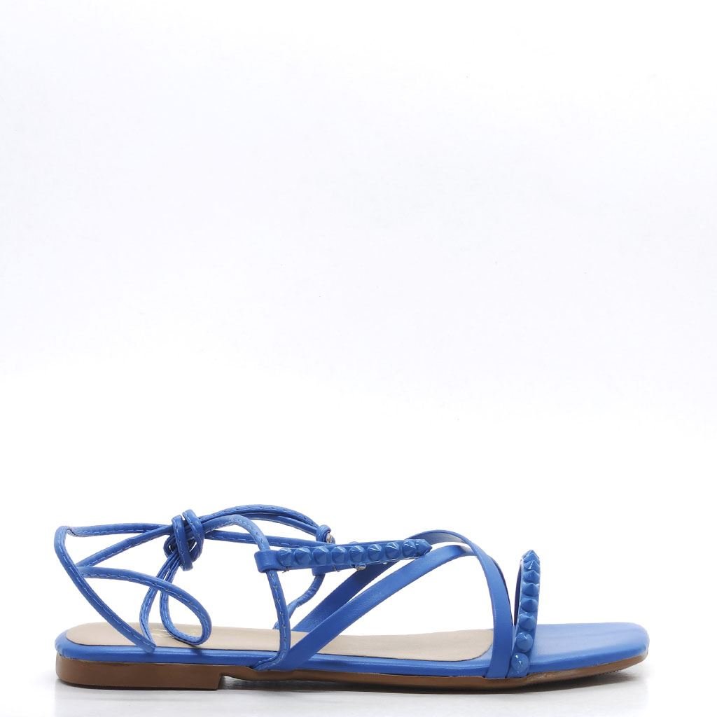 Rasteira Sandália  Amarração Azul 2