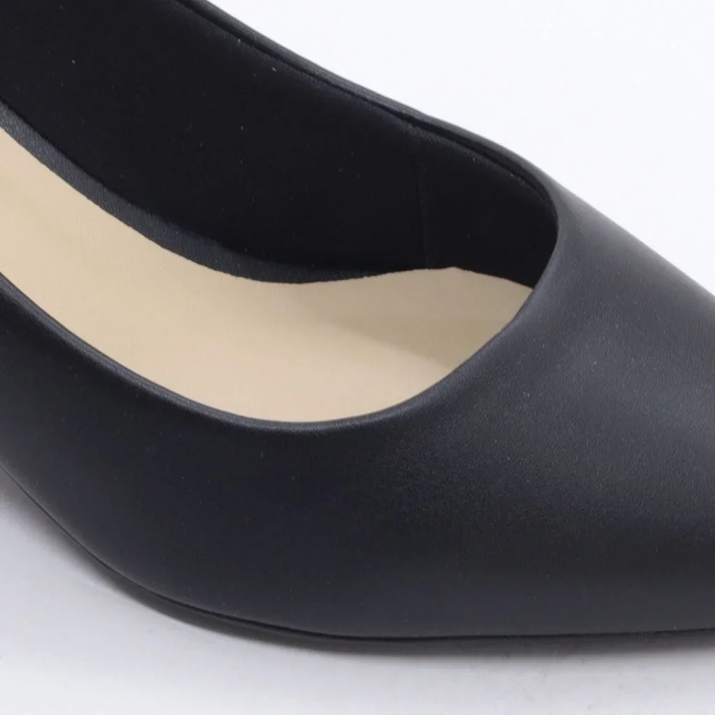 Scarpin Salto Bloco Classic Preto 5