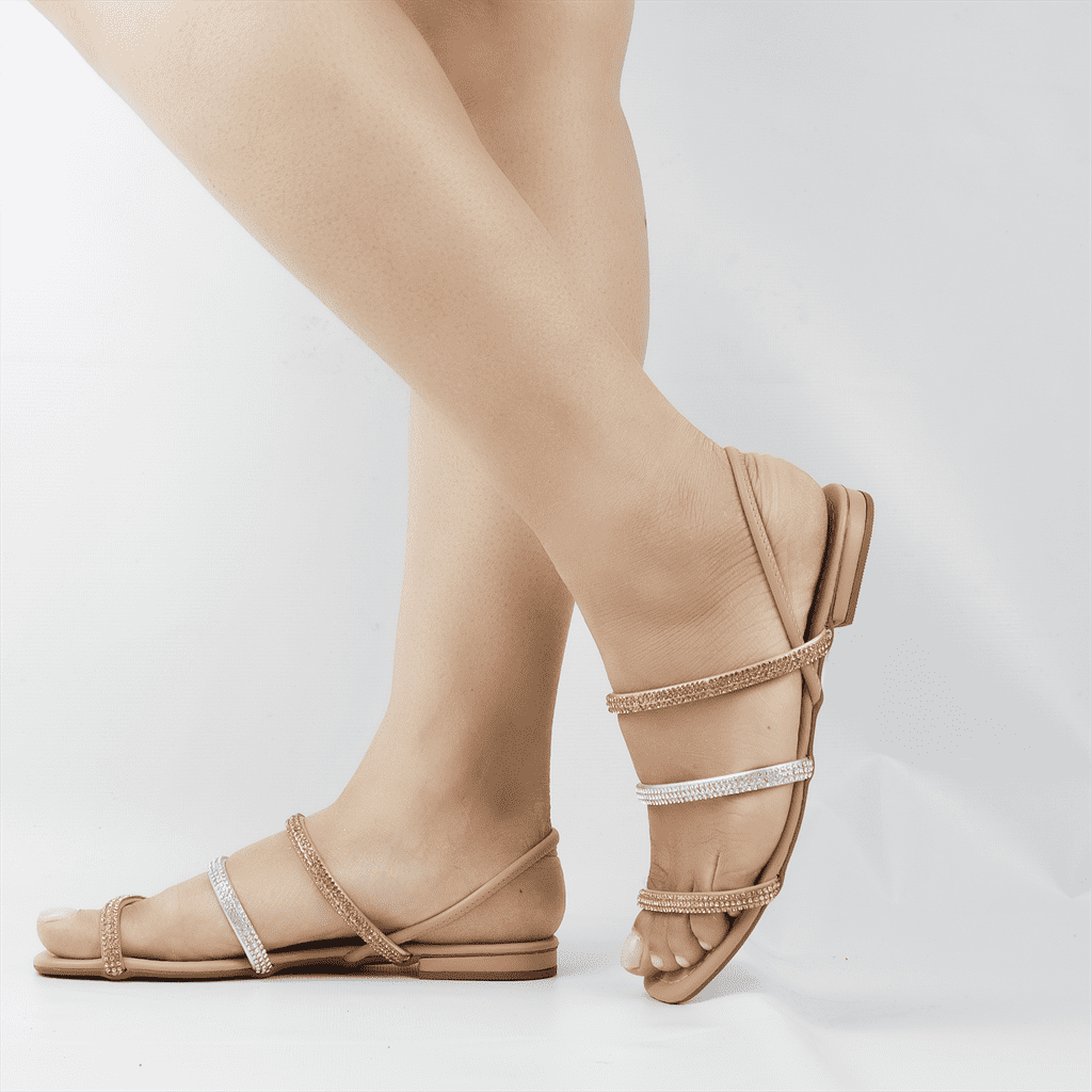 Rasteira Chinelo Brilho