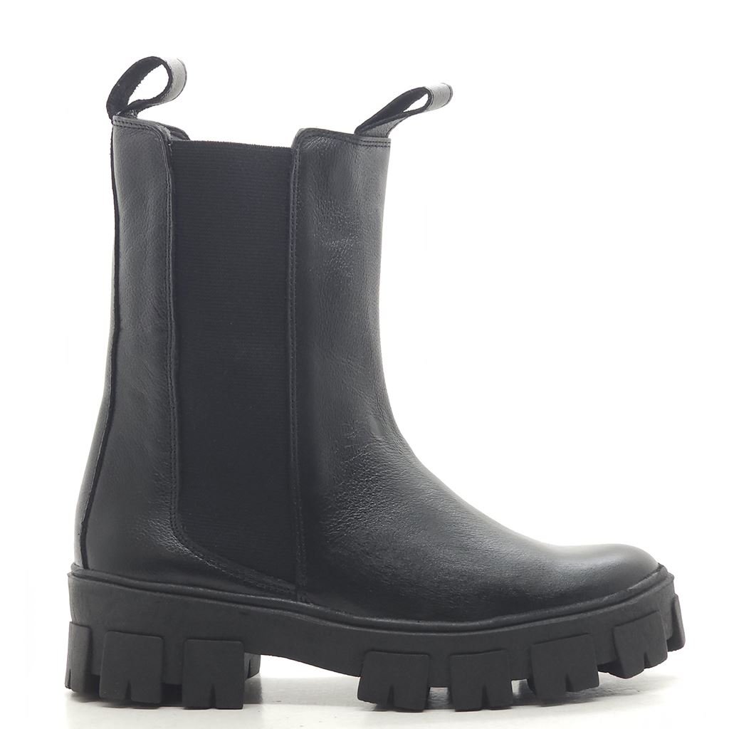 Bota Coturno Chelsea Preto 2