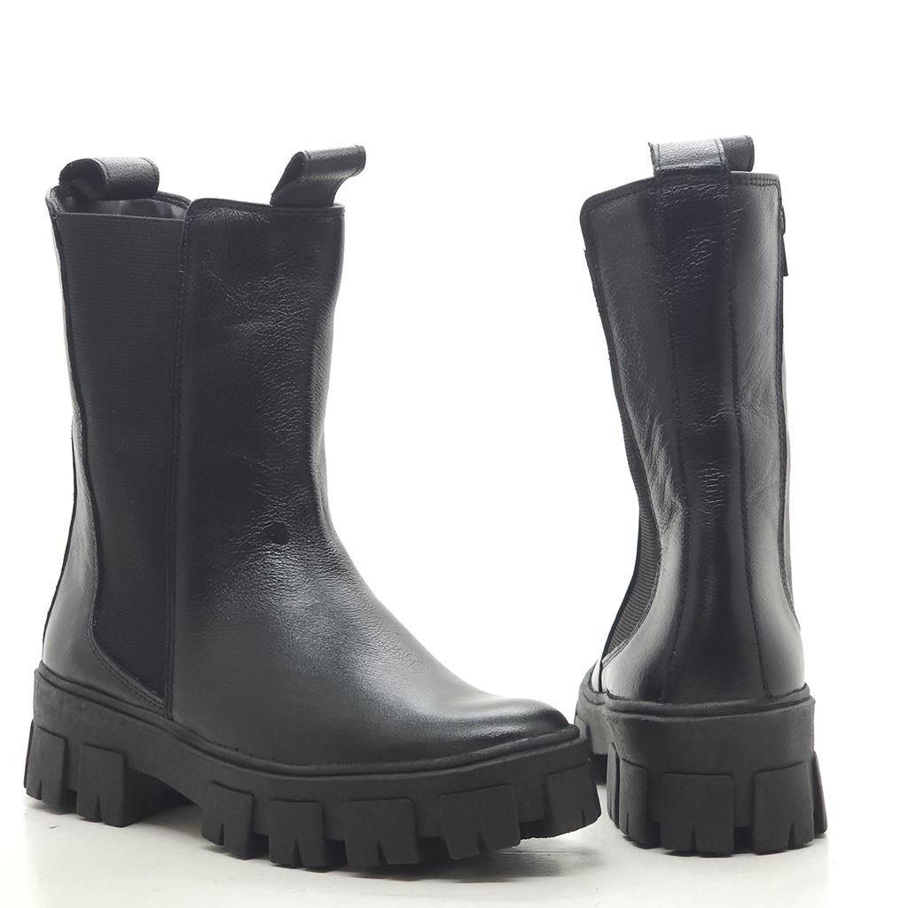 Bota Coturno Chelsea Preto 3