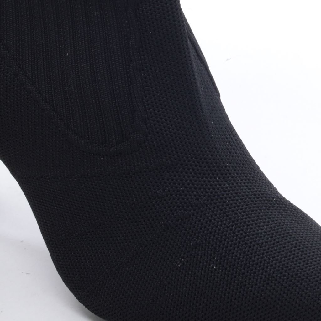 Bota Cano Médio Tecido Preto 4