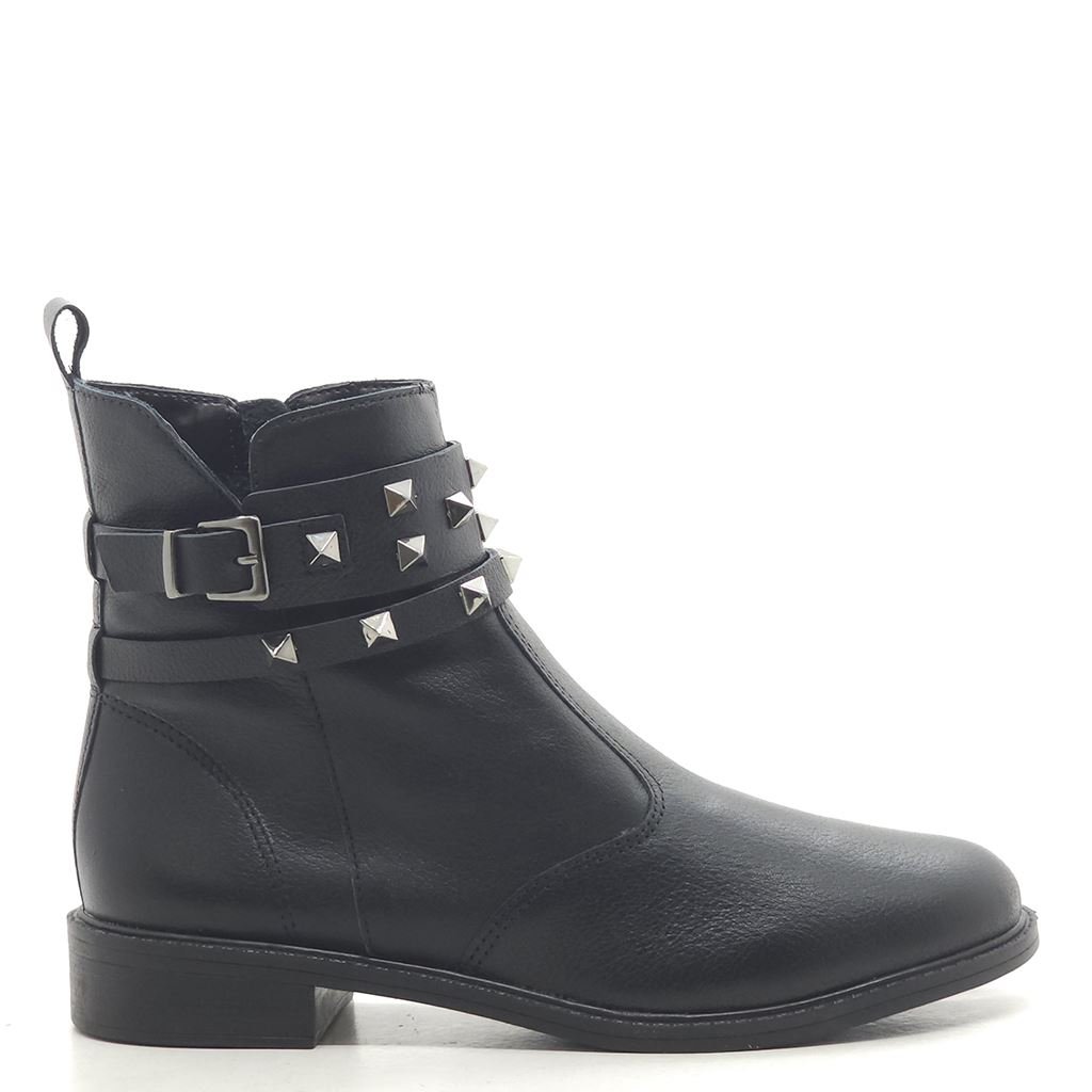 Bota Coturno Fivelas Preto 4