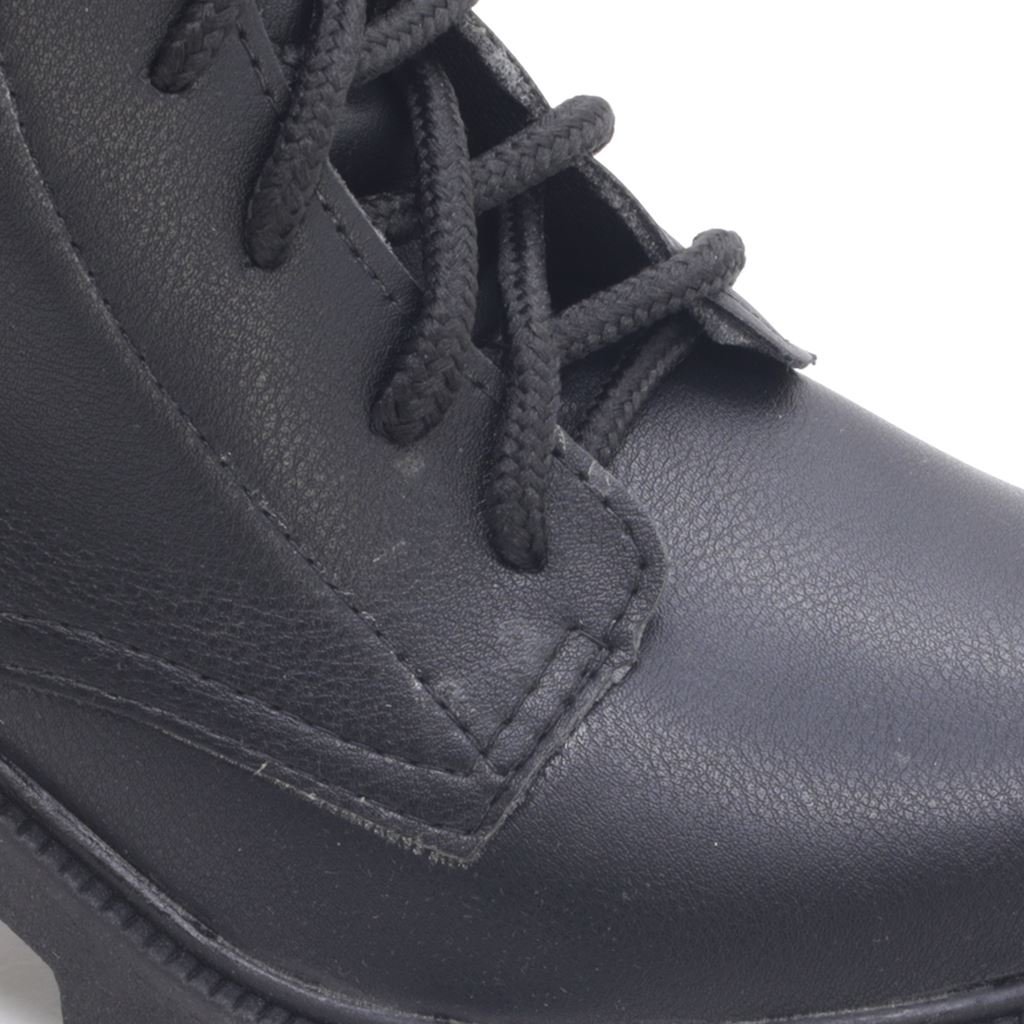 Bota Coturno Amarração Preto 4