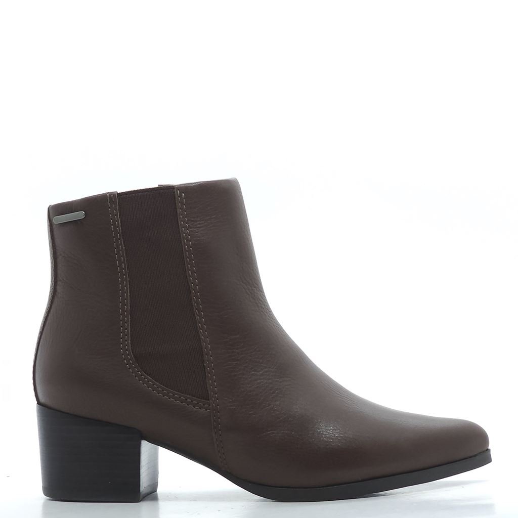 Bota Cano Caixo Chelsea Marrom 2