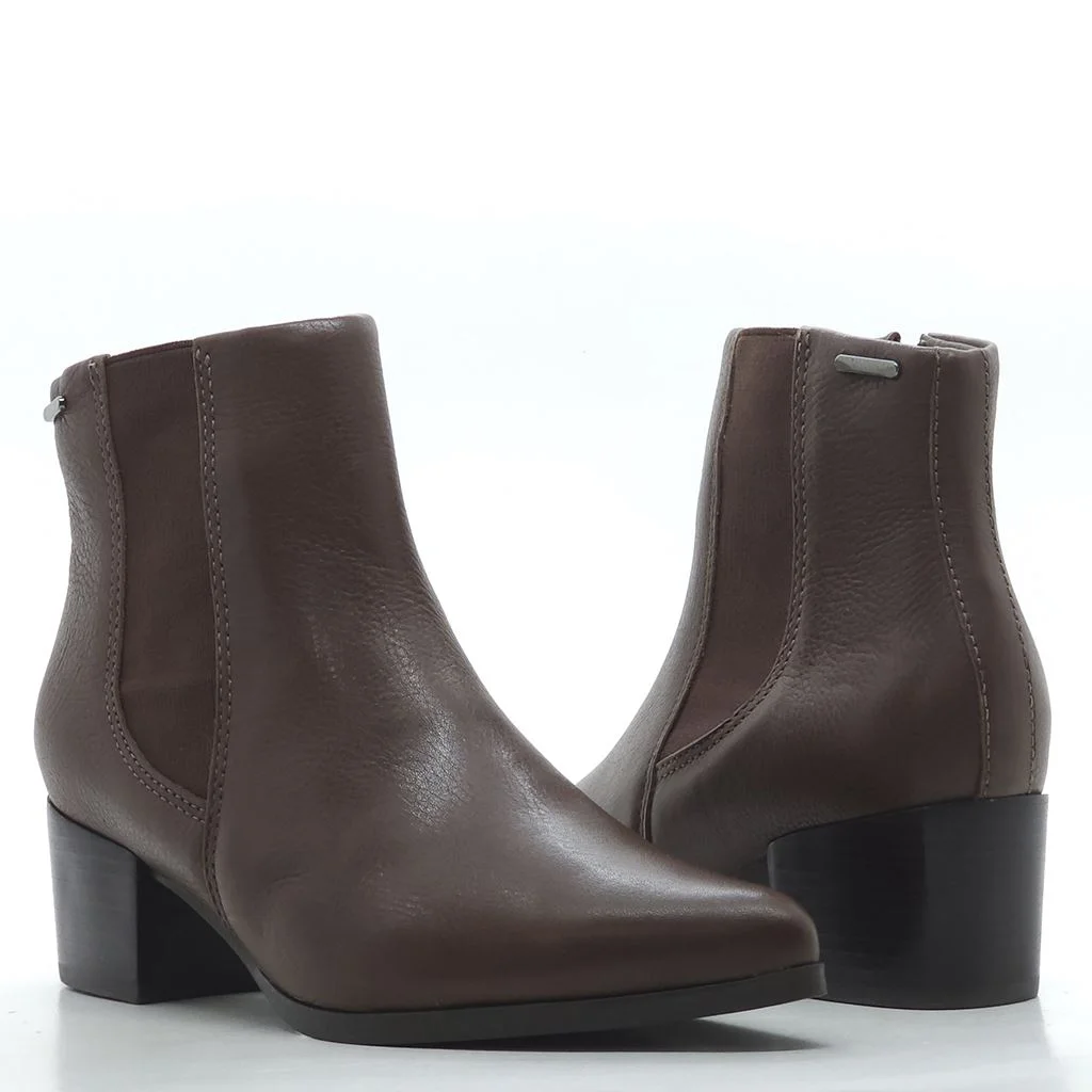 Bota Cano Caixo Chelsea Marrom 3