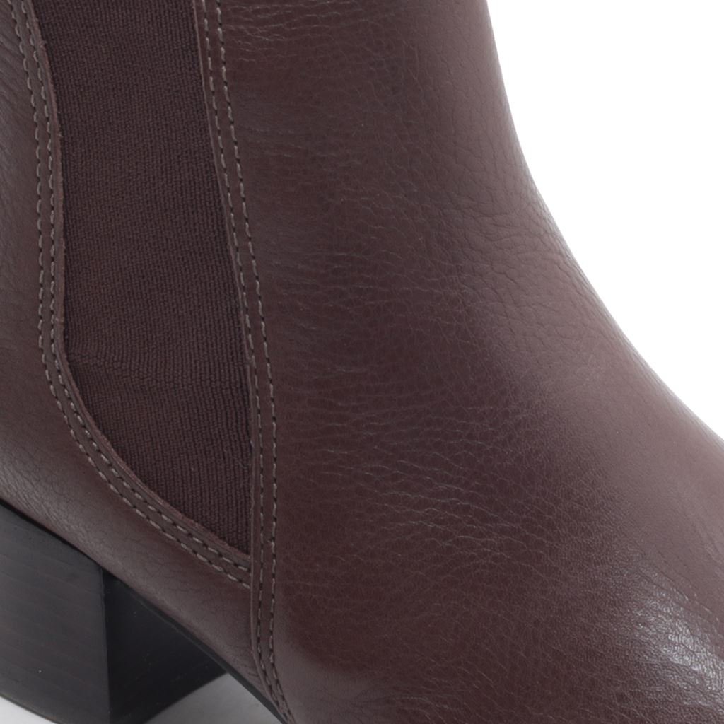 Bota Cano Caixo Chelsea Marrom 4