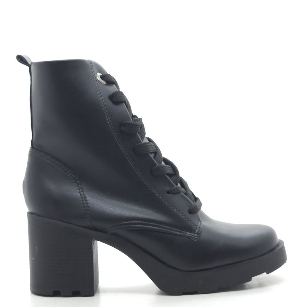 Bota Coturno Salto Bloco Preto 5