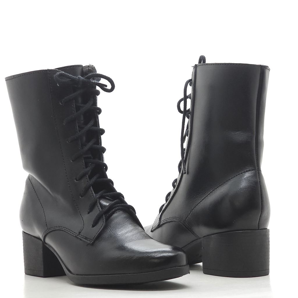 Bota Coturno Amarração Preto 3