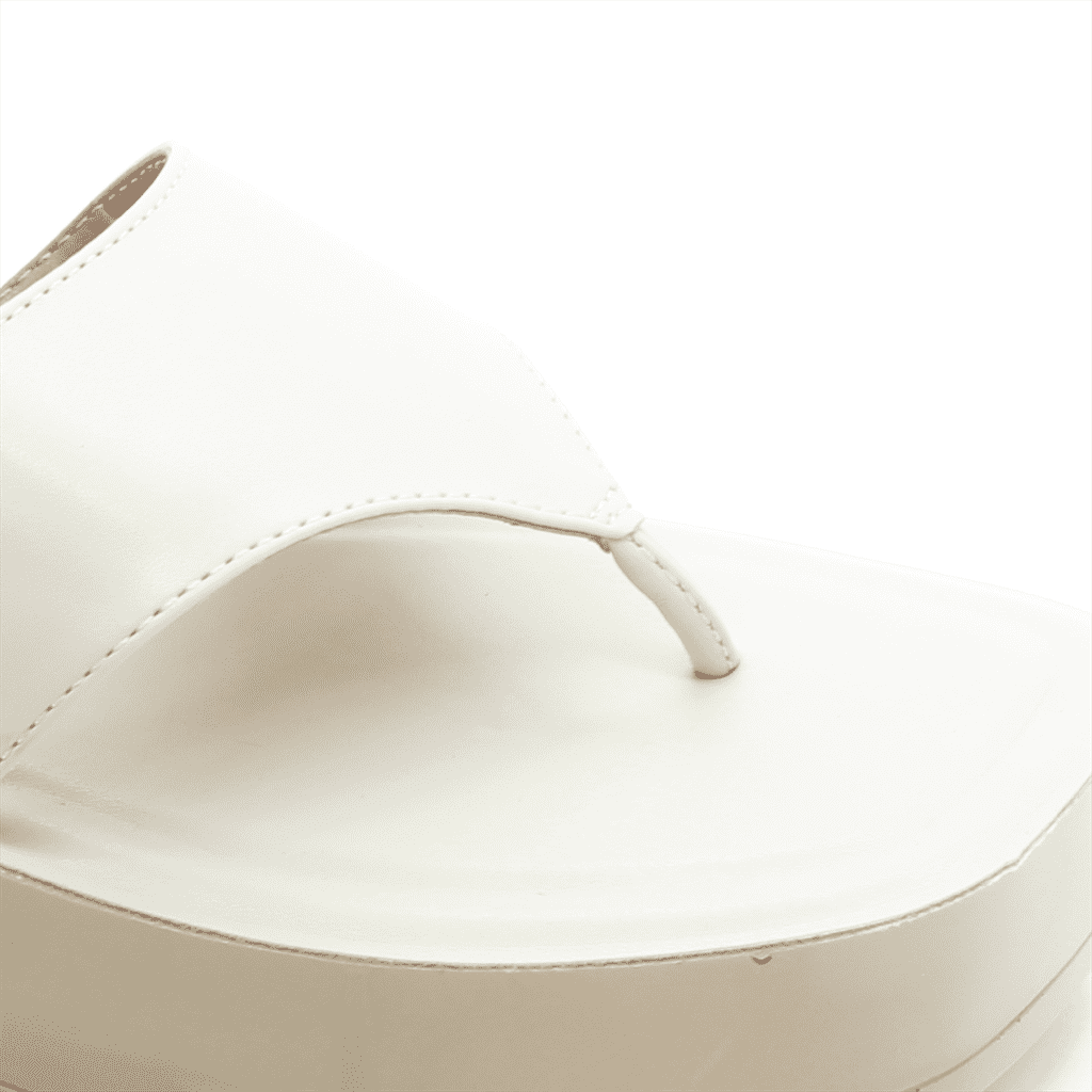 Tamanco Flatform Bege 4