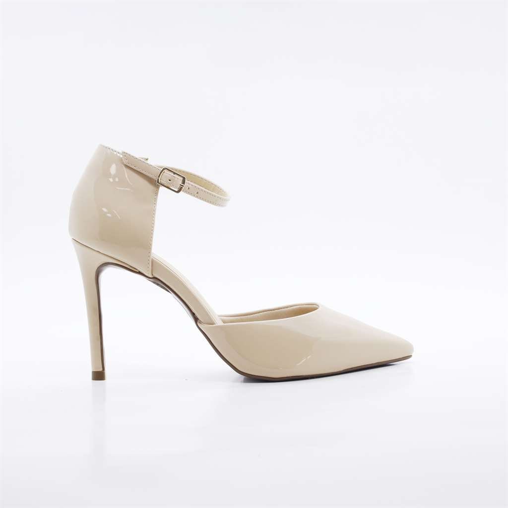 Scarpin Salto Fino Concept Bege 5