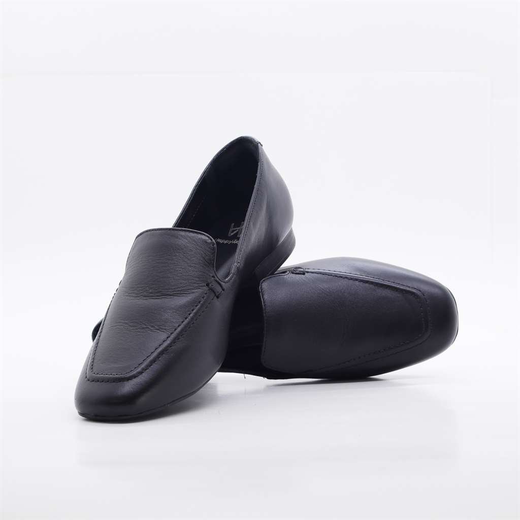 Sapatilha Mocassim Couro Preto 4