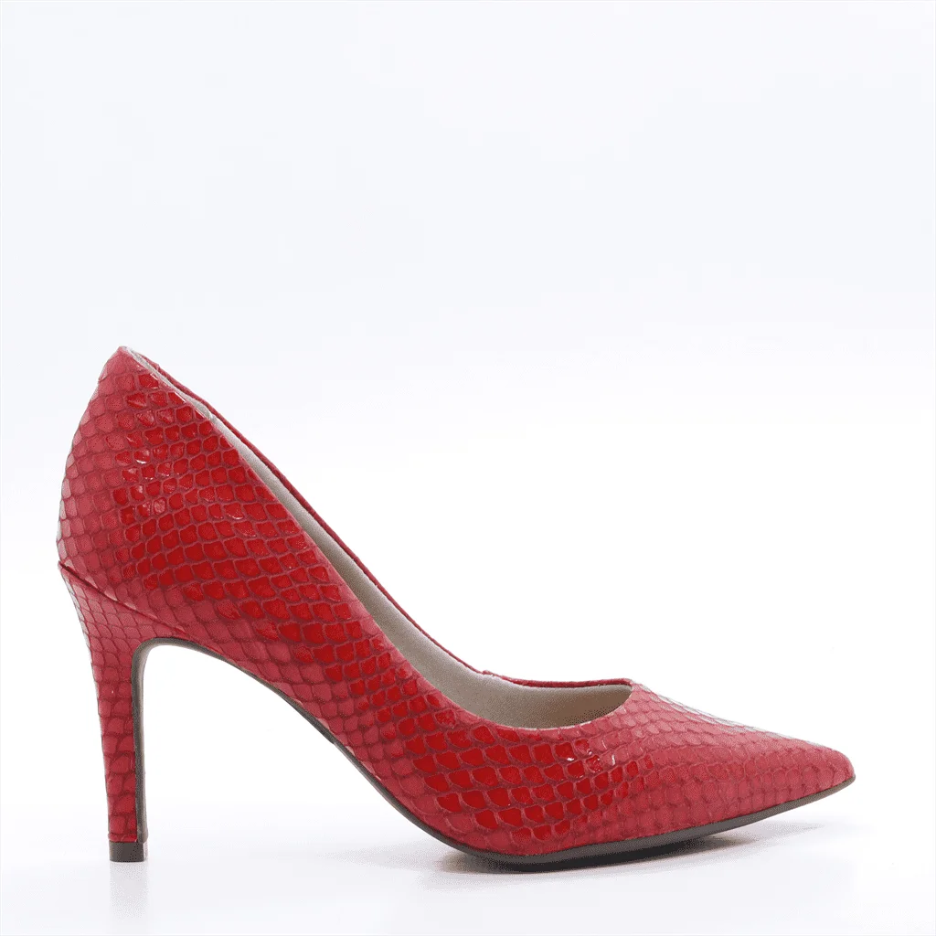 Scarpin Salto Fino Classic Vermelho 2