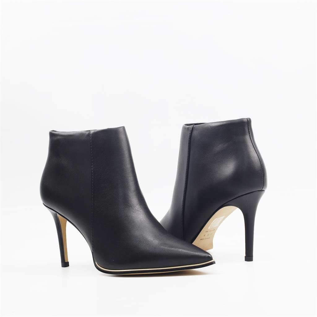 Bota Ankle Boot Salto Fino Preto 4