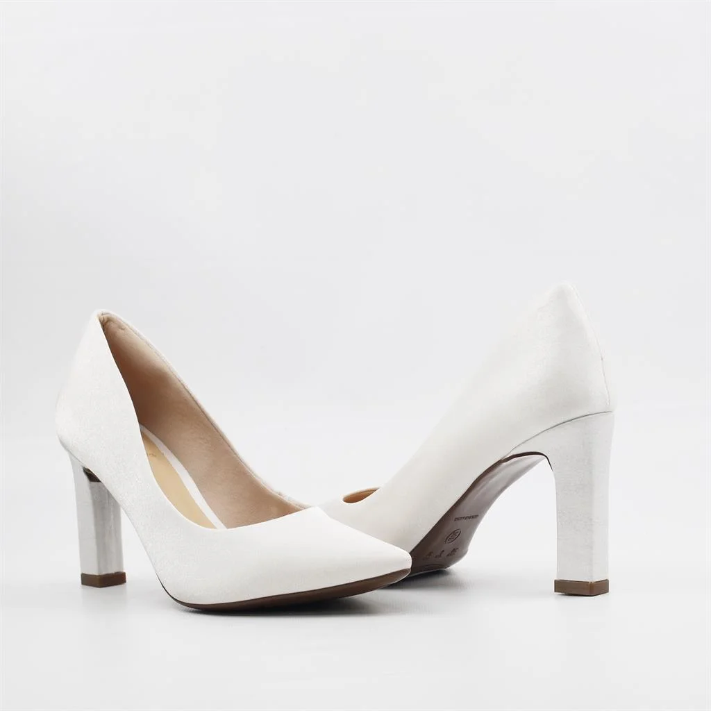 Scarpin Salto Fino Concept Branco 3