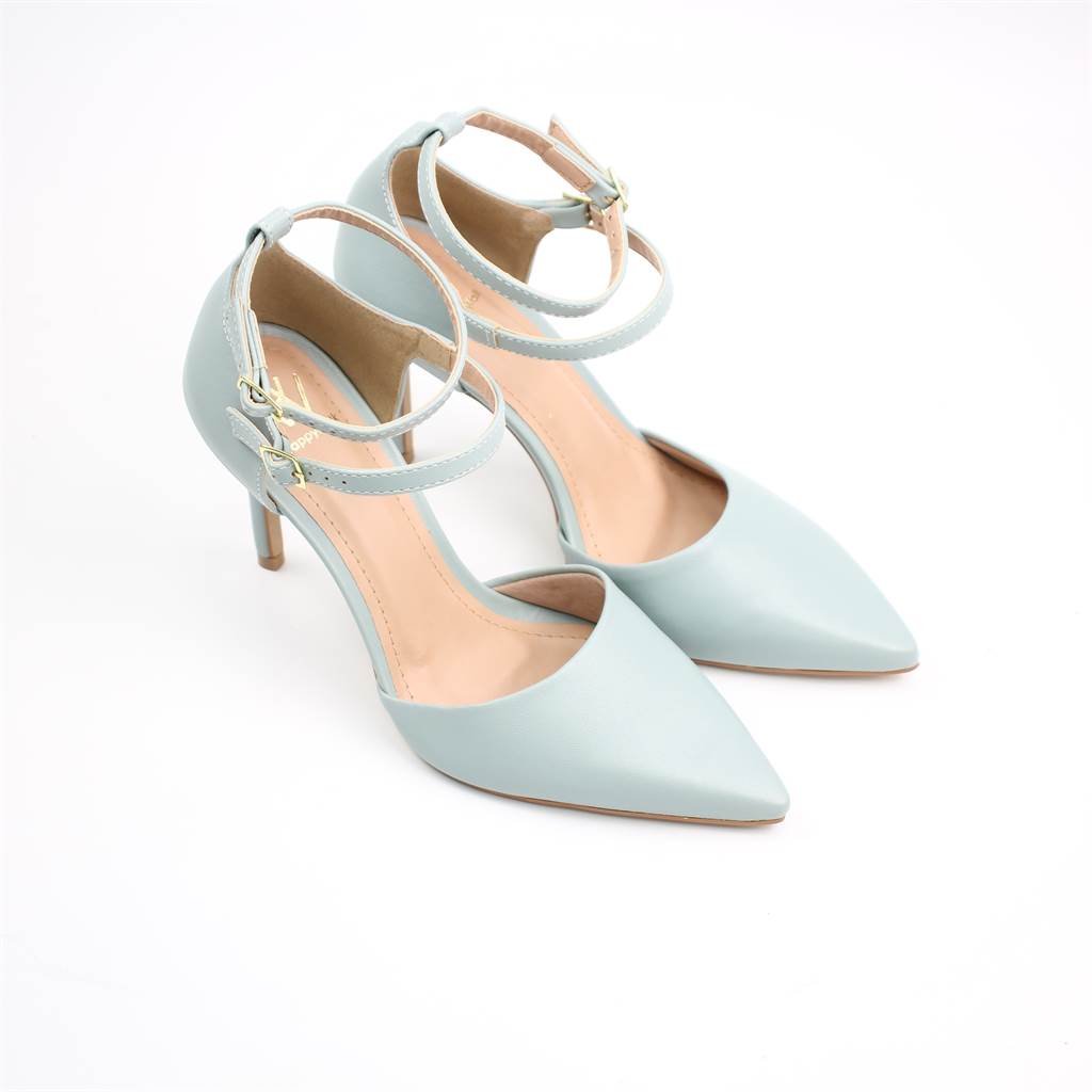 Scarpin Salto Fino Glam Verde 2