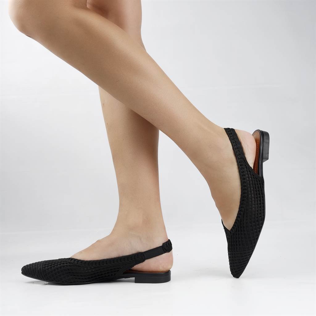Sapatilha Slingback Preto 1