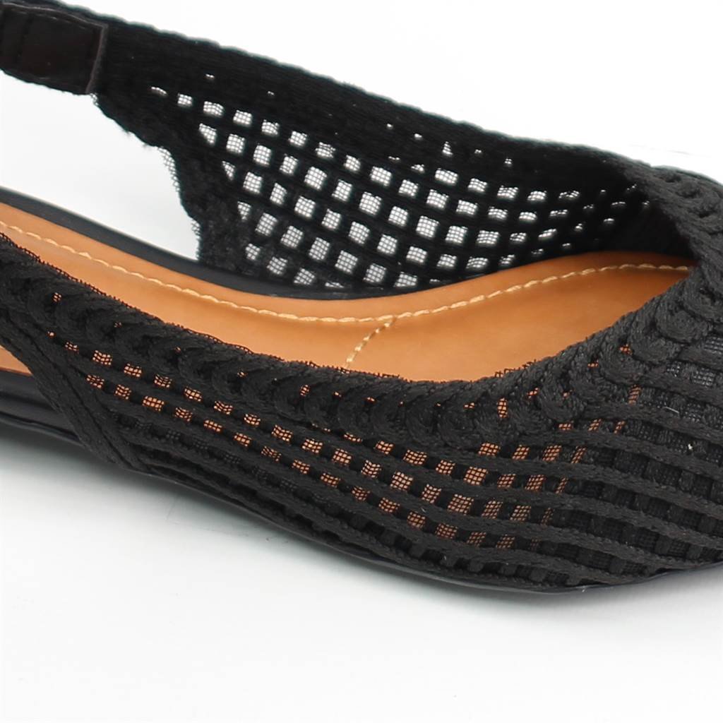 Sapatilha Slingback Preto 3